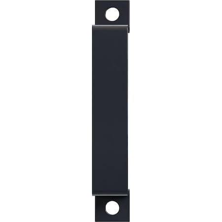 Ekena Millwork Barnfold 4" Pull Handle for 1 1/4" and 1 3/8" Doors, Dark Gray GB6007PH304DG